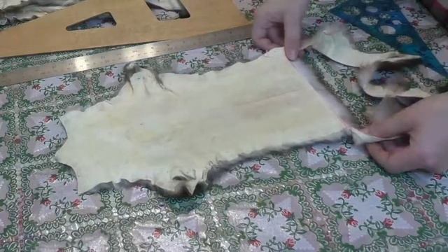 Распределение меховых шкурок ля пошива капюшона
