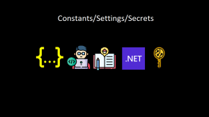 Как хранить константы/настройки/секреты в .NET web приложении (домашняя работа)