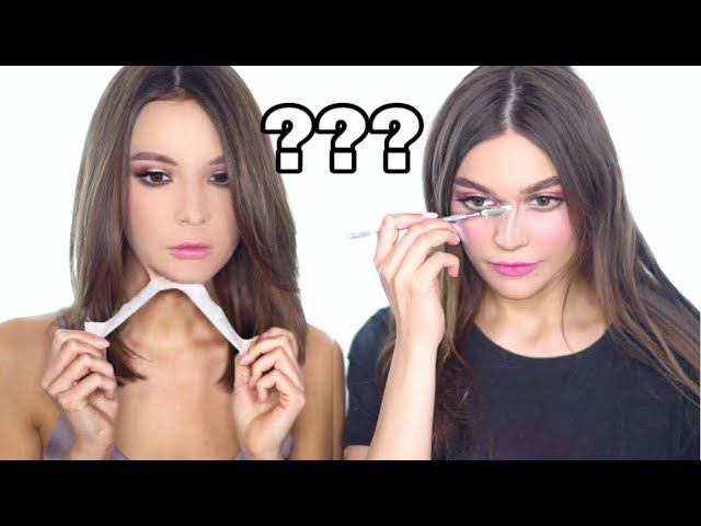 Повторяем Азиатский Вирусный Макияж / Asian Viral Makeup с KoffkaTheCat смотреть онлайн