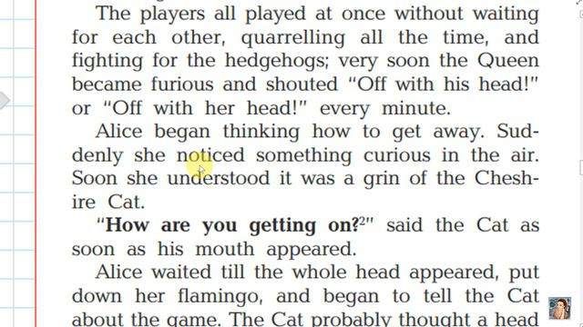 Alice's adventures in Wonderland. Chapter 8. Audio. Разбор. смотреть онлайн