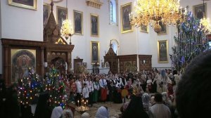 Фестиваль колядок 1 часть. Святогорская Лавра. 8.01.16г.