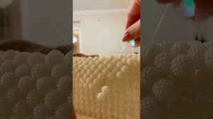 Сумка из бусин Шамбала(ежевика)🤍 #интересно #2023 #рукоделия #шамбала #wildberries #сумка #для