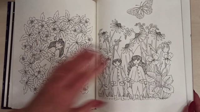 Обзор новой раскраски Марии Тролле «Luna» // Луна Maria Trolle
