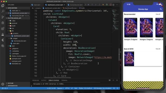Flutter Movie App Design Tutorial | Part 1 | Flutter UI Tutorial