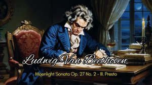 Бетховен, Лунная соната Op.27 No.2 - lll. Престо