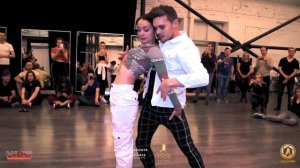 Bachata Fusion. Class in Moscow. Dima and Dilara