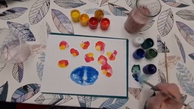 Мастер-класс "Букет в вазе" в технике монотипия (инструктор по труду Архипова Н.В.) смотреть онлайн