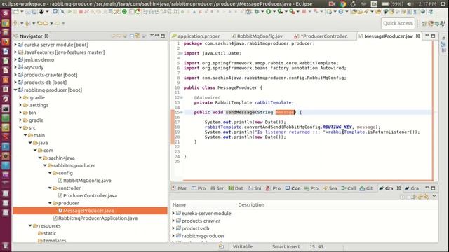 SpringBoot RabbitMQ Integration смотреть онлайн