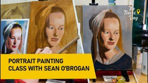 Portrait Painting Class with Sean O’Brogan. Ardara, Wild Atlantic Way Festifal.