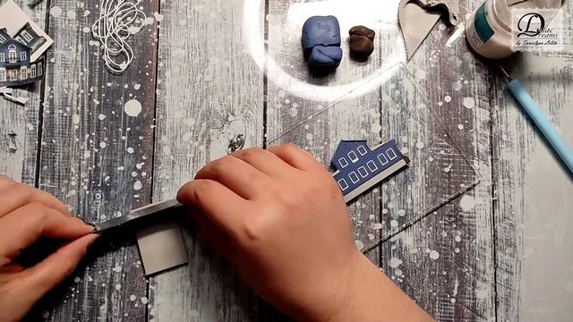 МК брошь Домик от мастерской LilacDreams  Часть 1