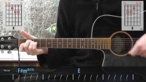 Radiohead - Let Down | acoustic guitar lesson