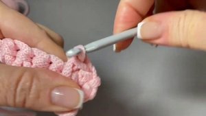 Самый легкий и быстрый плотный узор крючком для новичков | Вязание крючком