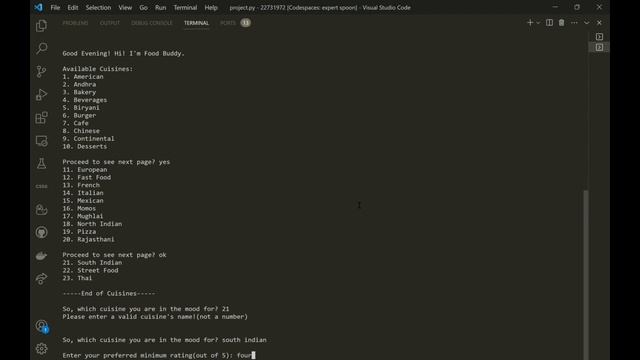 CS50 Python Project | Food Buddy смотреть онлайн