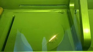 DIY SLM 3d printer printing
