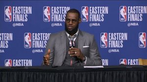 LeBron James Postgame Interview | Shows Off Memory From ECF Game 1