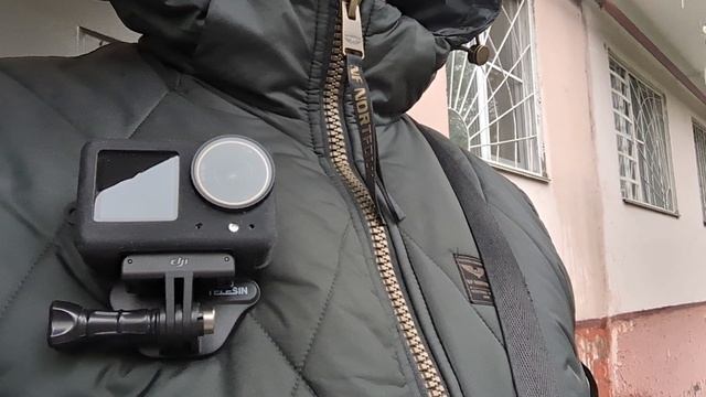 dji osmo action 4 плюс магнитный держатель крепление на шею от telesin video test