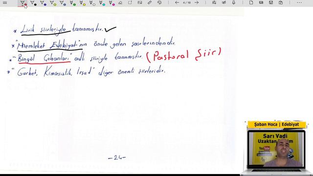 Edebiyat | Milli Edebiyat Zevk ve Anlayışını Sürdüren Şiir - 1 смотреть онлайн