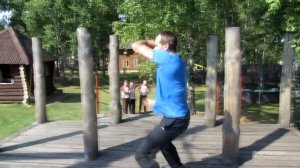 Фристайл кунг-фу школы боевых искусств "Тен син дао".