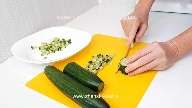 Салат из крабовых палочек «ДЕД МОРОЗ» смотреть онлайн