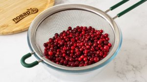 Моченая брусника