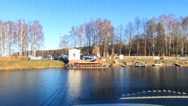 Паром Дубна-Конаково, Московская область / Ferry Dubna-Konakovo, Moscow region. смотреть онлайн