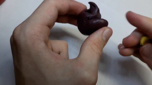 Как сделать объедалу из пластилина