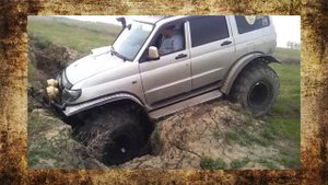 #86. УАЗ патриот на огромных колесах [ТЮНИНГ 4x4]