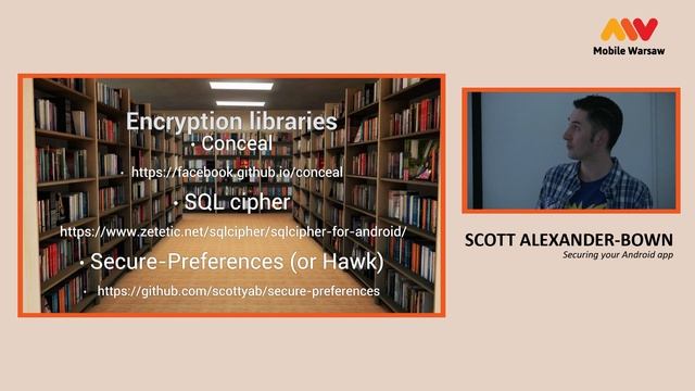 Mobile Warsaw MCE MeetupNight 2016 - Scott Alexander Bown - Securing your Android app смотреть онлайн