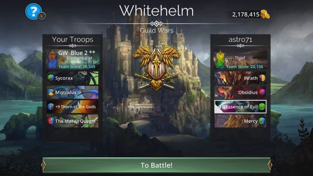 Gems of War Guild Wars Blue Day! Fun Fast Best Attack Team & Strategy? смотреть онлайн