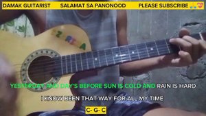 HAVE YOU EVER SEEN THE RAIN by CCR guitar chords with lyrics