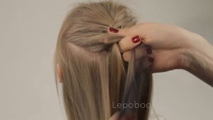 Прическа за минуту на любой случай - Как плести рыбий хвост