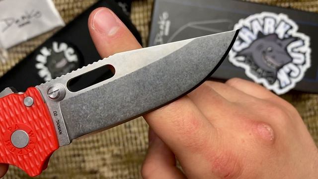 Demko Knives AD 20.5 Clip Point Red D2 смотреть онлайн