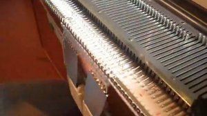 Английская резинка на однофонтурной машине