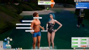 The Sims 4 Жизнь на острове: #11 "Добилась вуху под водопадом!"