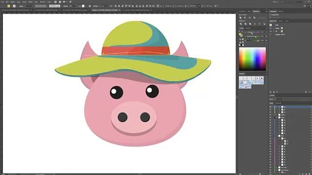 Create animal avatars easy with Adobe Illustrator and Photoshop смотреть онлайн