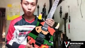 TEST GUITAR IBANEZ JPM 100 CUSTOM HIGH QUALITY  | SUSTAINER PICKUP ||