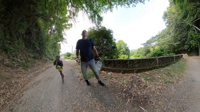 Fresh Mountain Spring Water from the Waterfall! 💦🇯🇲⛰ смотреть онлайн
