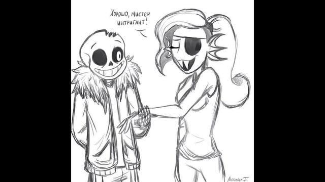 Undertale Comics MIX [RUS DUB By Den] Октопус хахах.... смотреть онлайн