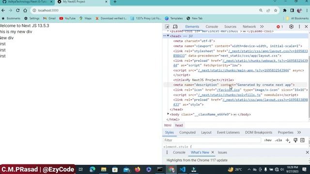 Next.js Web Development: Basics of HTML Elements and CSS Styling | EzyCode
