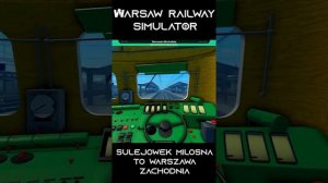 EP05 Sulejówek Miłosna to Warszawa Zachodnia | Warsaw Railway #shorts