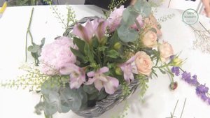 Корзина с пионами | Мастер класс | Workshop flower basket