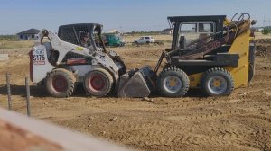 совместная работа МКСМ800  в паре с BOBCAT S175 и ЖАРА +38 40 градусов