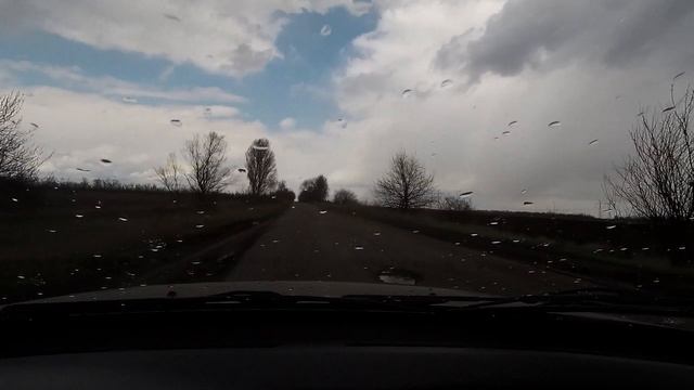 Дорога Желтые Воды -  село Желтое.  Апрель 2021.