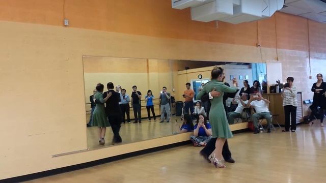 Argentine tango workshop: Fabian Peralta & Josefina Bermudez Avila - lyrical figures смотреть онлайн