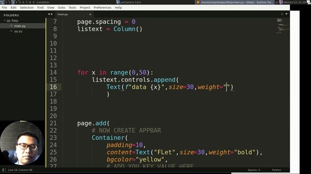 Flet Tutorial - Create Button BACK TO TOP смотреть онлайн