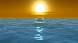 Море, закат