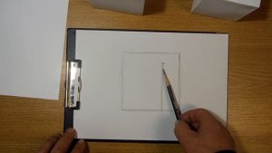 Как рисовать куб. Урок 79