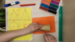 Лепим из пластилина Конус, развивающее видео по черчению