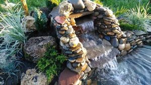 #Анапа #Гостагаевская Искусственный #водопад,благоустройство. Artificial waterfall.