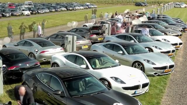 Fisker Karma's World Record Attempt смотреть онлайн